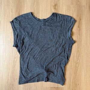 Lululemon Gray Women's Tie back Tee